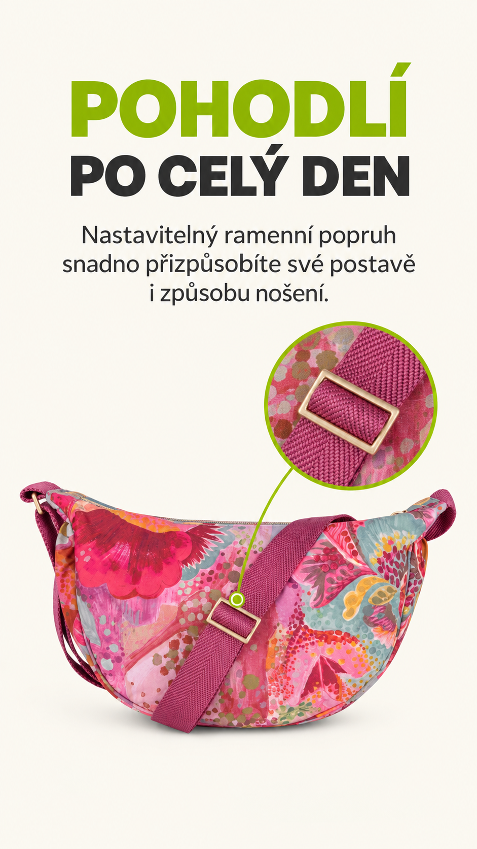sela nastavitelný popruh